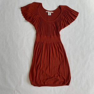 Max Studio Burnt Orange Sweater Dress Size Small